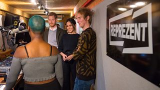 Image: Prince Harry and Meghan Markle Visit Reprezent