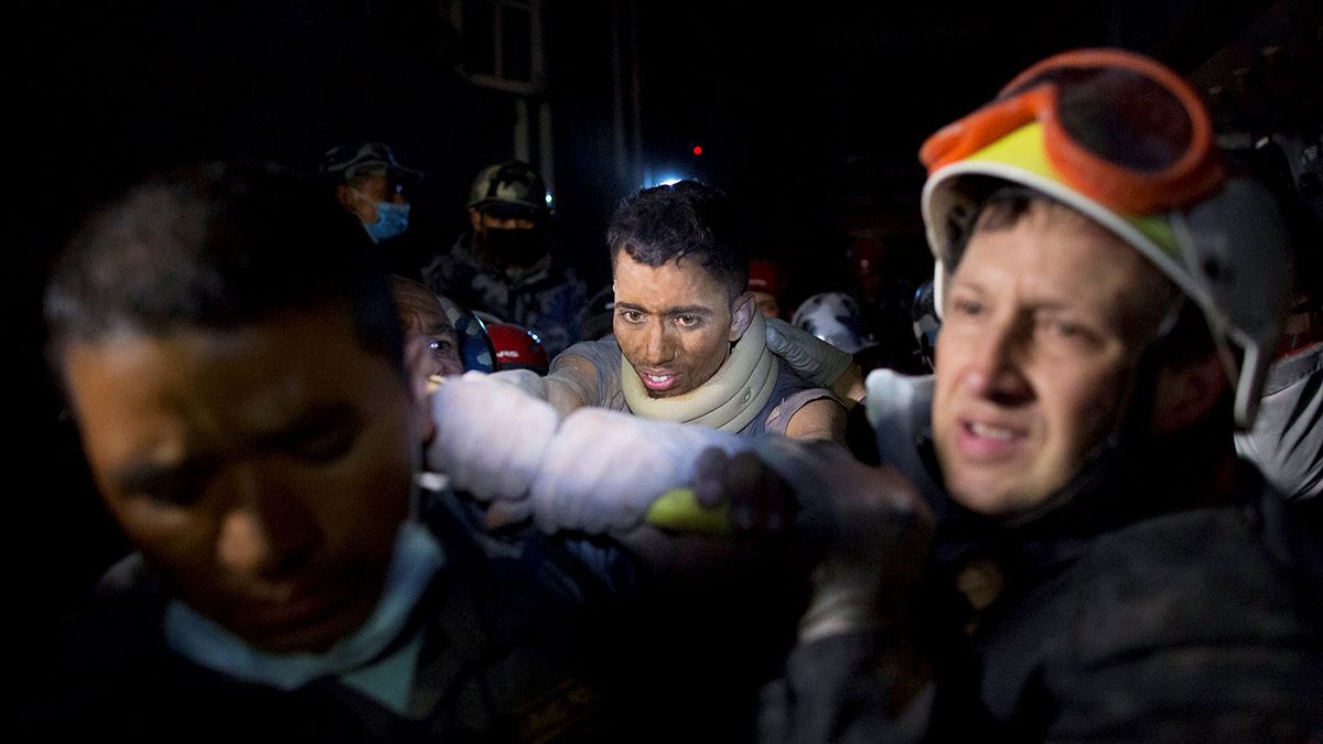Watch: Man is pulled from Nepal earthquake rubble after 80-hour ordeal