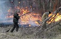Ucrânia: Controlado o fogo florestal em Chernobyl