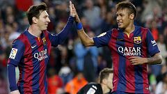 El Barça aplasta al Getafe y sigue por delante del Real Madrid
