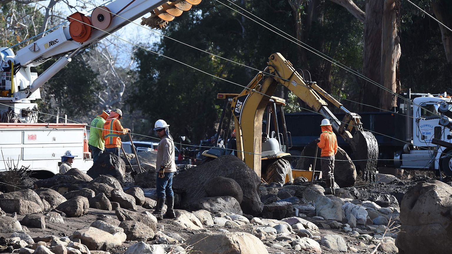 Image: US-WEATHER-MUDSLIDES-CALIFORNIA
