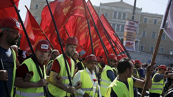 May Day marches in Athens, Madrid and Moscow May Day marches in Athens, Madrid and Moscow