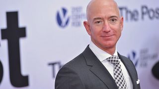 Image: Jeff Bezos arrives for the premiere of "The Post"