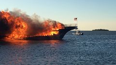 Image: Casino shuttle fire in Florida