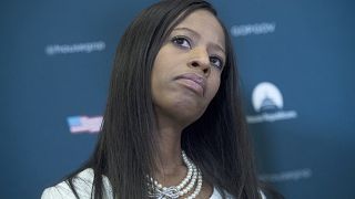 Image: Rep. Mia Love, R-Utah, attends a news conference after a meeting of