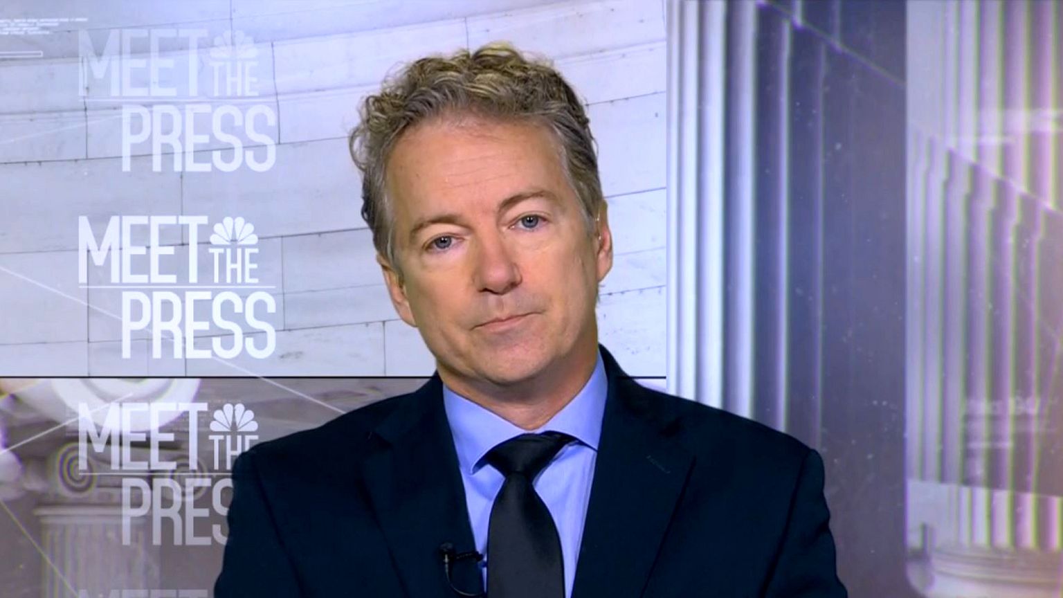 Image: Senator Rand Paul (R-KY) appears on Meet the Press on Jan. 14, 2018.