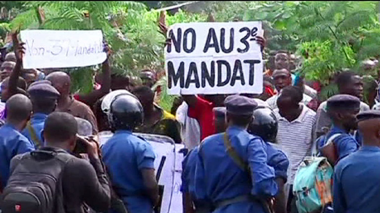 Deadly anti-government demonstrations in Burundi