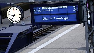 "Unos 30 millones de personas afectados por la huelga de la Deutsche Bahn", según algunas estimaciones