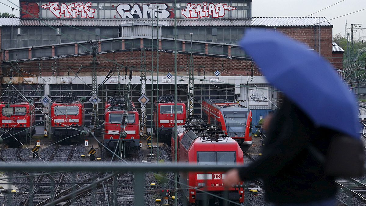 German rail's longest train stoppage strands and angers millions