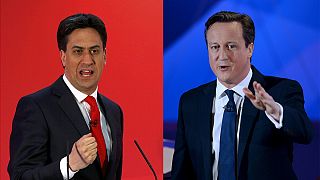 Laboristas y conservadores británicos presentan programas similares en su batalla por el centro político