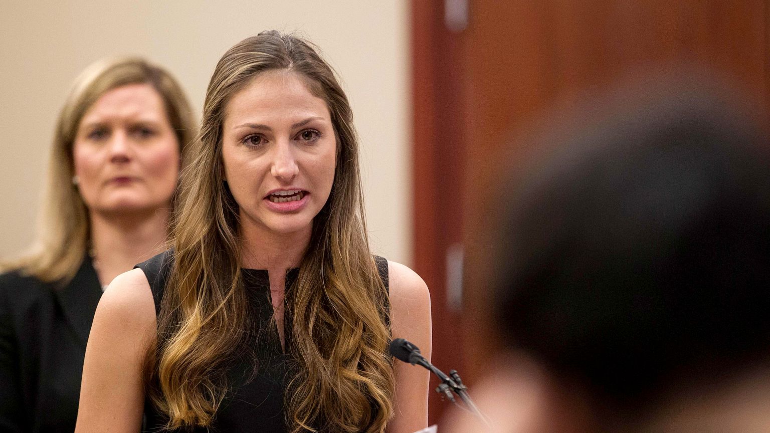 Image: Kyle Stephens, a victim of former Team U.S.A. doctor Larry Nassar, g