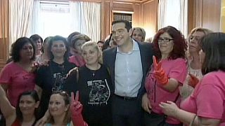 Tsipras und die Putzfrauen: Griechenland gibt 4.000 Arbeitslosen ihren Job zurück