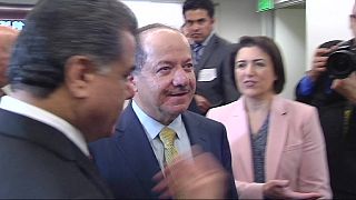 Iraqi Kurd leader Barzani wraps up visit to US