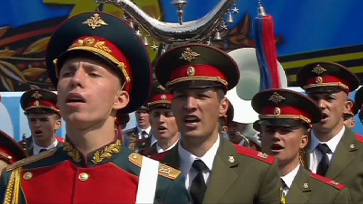 گرامیداشت سالگرد پیروزی ارتش سرخ در جنگ جهانی دوم