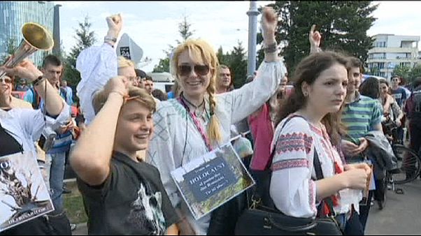Protest: Illegale Abholzung bedroht rumänische Wälder Protest: Illegale Abholzung bedroht rumänische Wälder