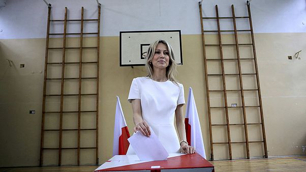 First round voting underway in Polish presidential election First round voting underway in Polish presidential election