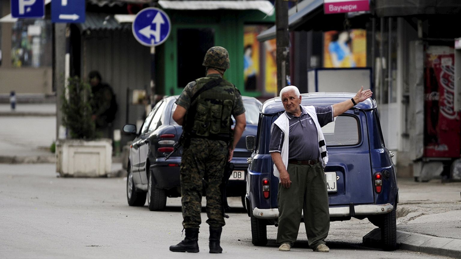 Macédoine : scènes de guérilla dans une ville à la frontière avec le Kosovo