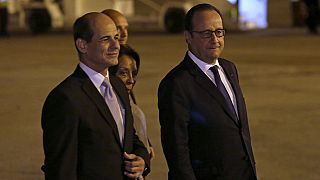 An historic trip for France's Francois Hollande in Cuba