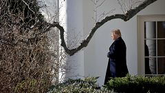 Image: President Trump departs the White House in Washington, DC to Camp Da