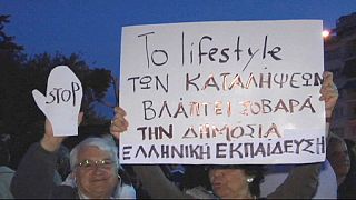 Protesta en Atenas contra una reforma educativa que para algunos lleva al país 40 años atrás