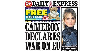 UK declares war on EU (according to the newspapers)