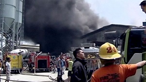 Philippinen: Tödlicher Brand in Schuhfabrik Philippinen: Tödlicher Brand in Schuhfabrik