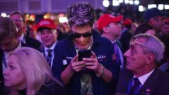 Donald Trump Holds Election Night Event New York City