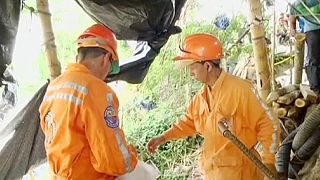 Diecisiete mineros atrapados en Colombia
