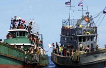 أكثر من 700 مهاجر تم انقاذهم من قبل صيادين اندونسيين