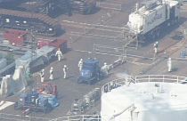 Fukuşima'da koruma kalkanı sökülüyor