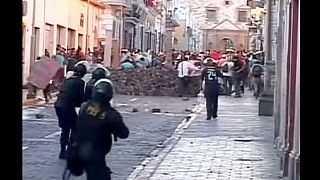 Manifestations violentes contre une mine de cuivre au Pérou