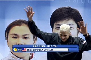 Elementary my dear Chamley-Watson as US foil fencer wins Shanghai Grand Prix