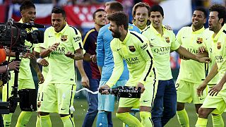 EL FC Barcelona se proclama campeón de la Liga
