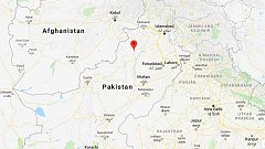 Image: Map showing Biland Khel, Pakistan
