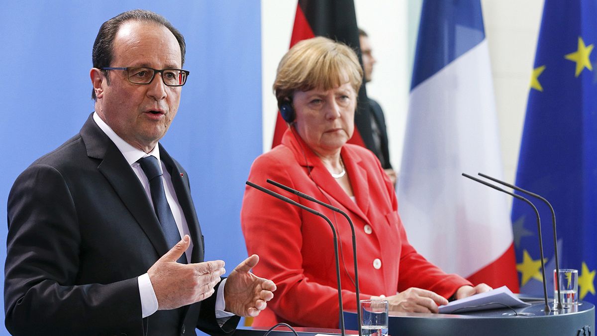 Merkel and Hollande pledge action on climate change