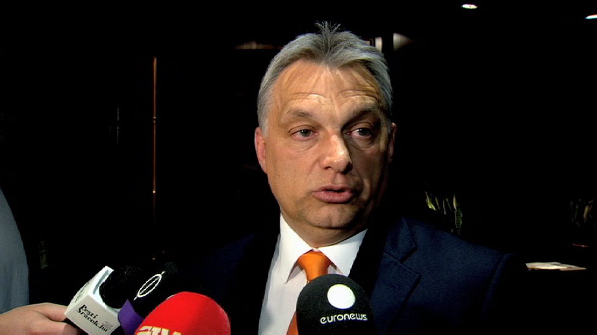 Orbán Viktor az EP előtt
