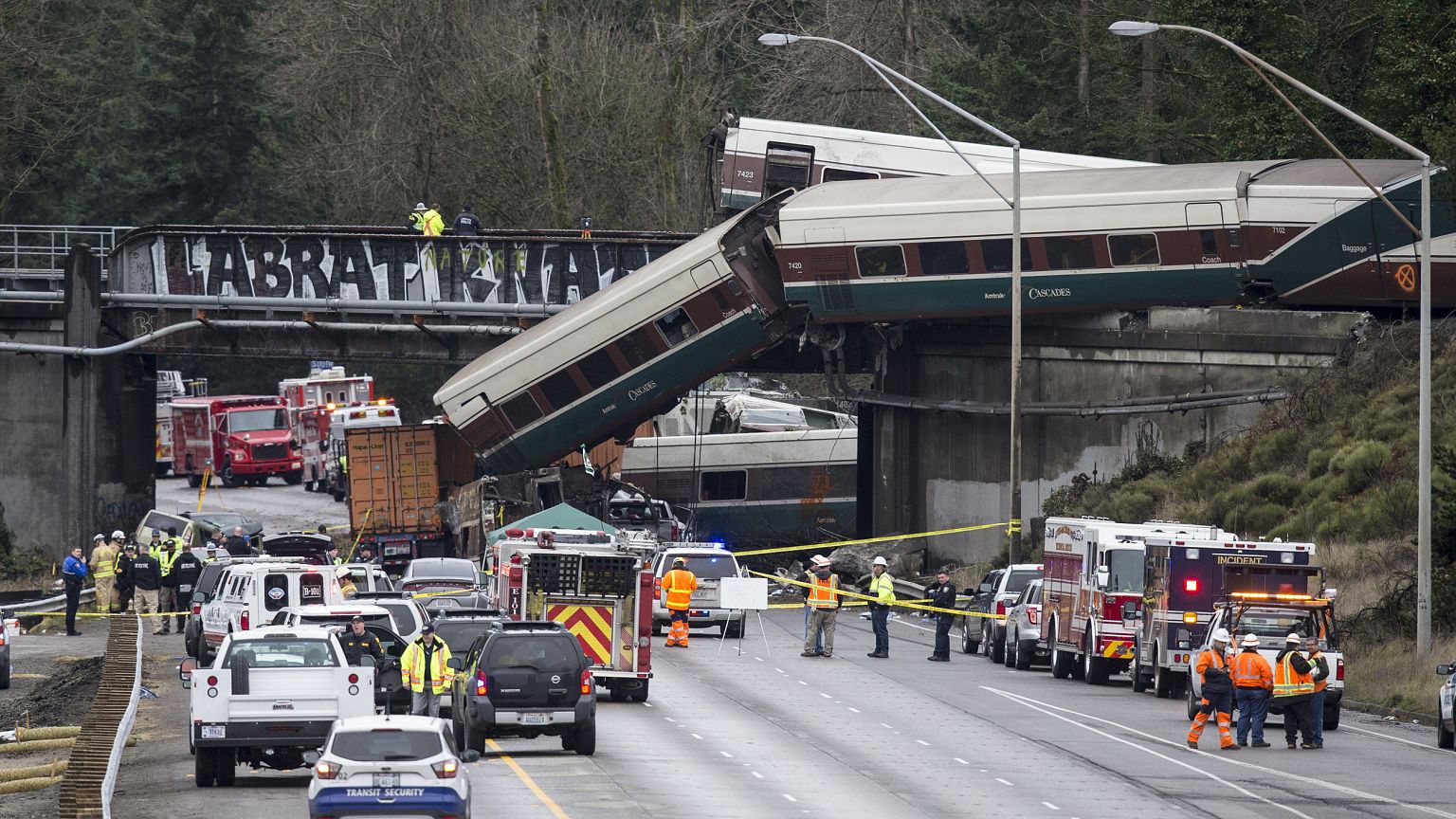 Image: Amtrak Train Derailment