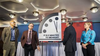 Image: Doomsday Clock moved to two minutes to midnight