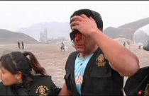 La policía peruana desaloja un sitio arqueológico ocupado por unas 400 personas