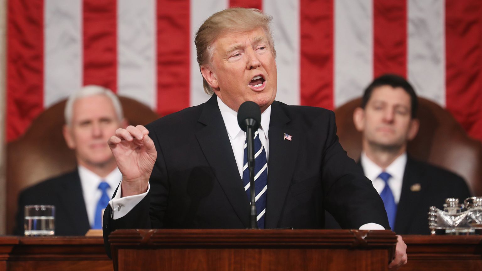 Image: US President Donald J. Trump address Joint Session of Congress