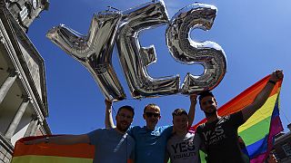 Ireland 'says overwhelming yes' to same-sex marriage in referendum