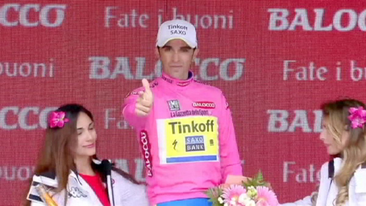Giro d'Italia: Contador radelt wieder in rosa