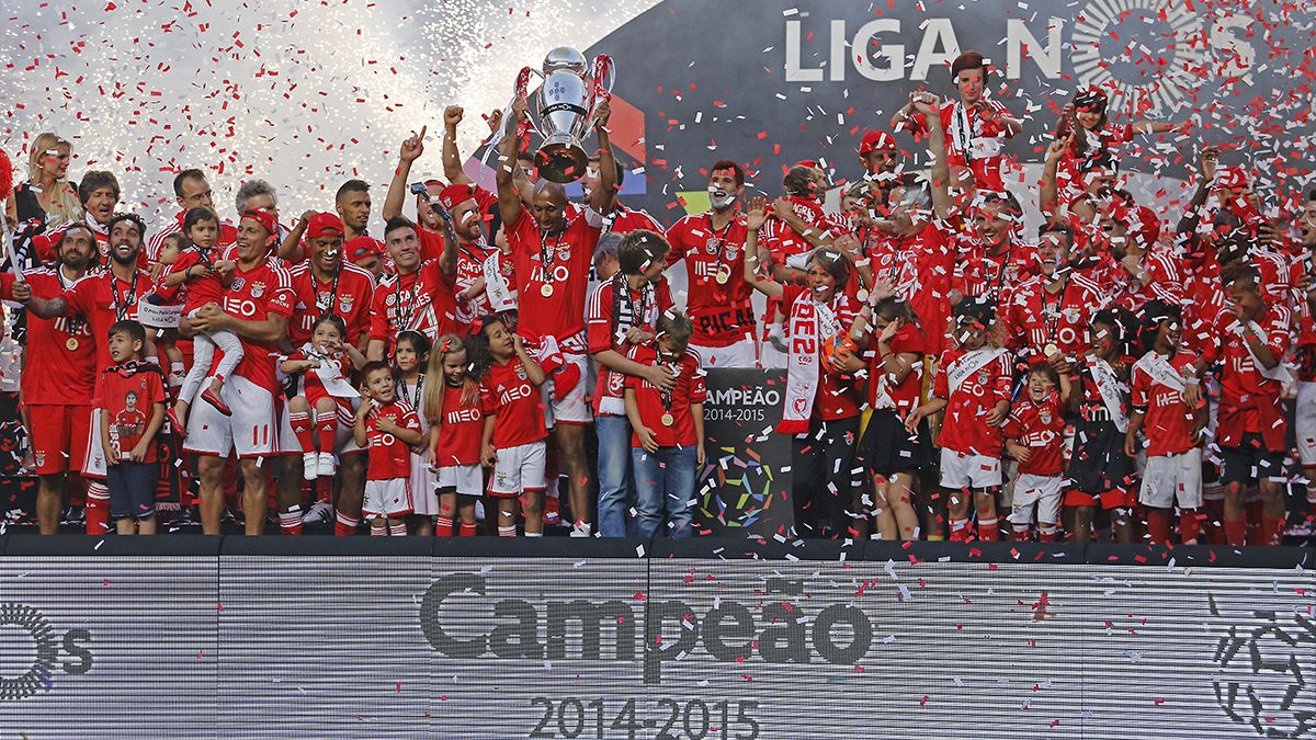 Liga portuguesa, J34: Não faltaram golos na festa do Benfica mas os de Jonas não chegaram
