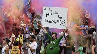 Manifestações contra a multinacional americana Monsanto em todo o mundo