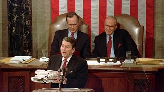 Image: Ronald Reagan, George H.W. Bush, Jim Wright