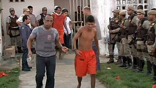 9 presos muertos en el motín de una cárcel brasileña