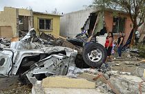 گردباد در مکزیک دهها کشته و مجروح برجای گذاشت