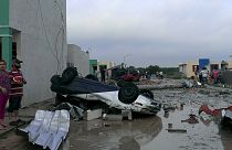 إعصار يضرب المكسيك والولايات المتحدة ويتسبب في خسائر مادية وبشرية