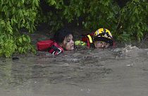 Major flooding hits Mexico and Texas, thousands stranded