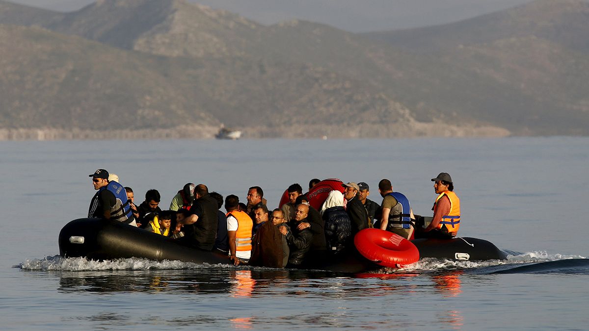 Yunan adalarına göçmen akını